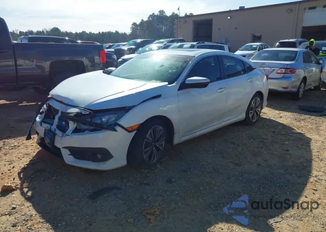 2017 Honda Civic Ex-L из США, поврежденный, VIN 2HGFC1F71HH647866